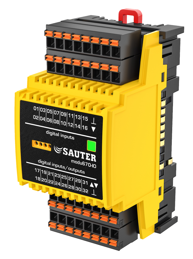 8 × DI/CI/DO (OC) und 8 × DI/CI I/O‑Modul, modu670‑IO