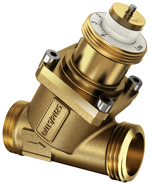 2-Wege-Regelventil für den dynamischen hydraulischen Abgleich, PN