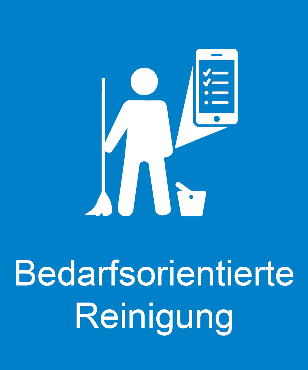 Bedarfsorientierte Reinigung