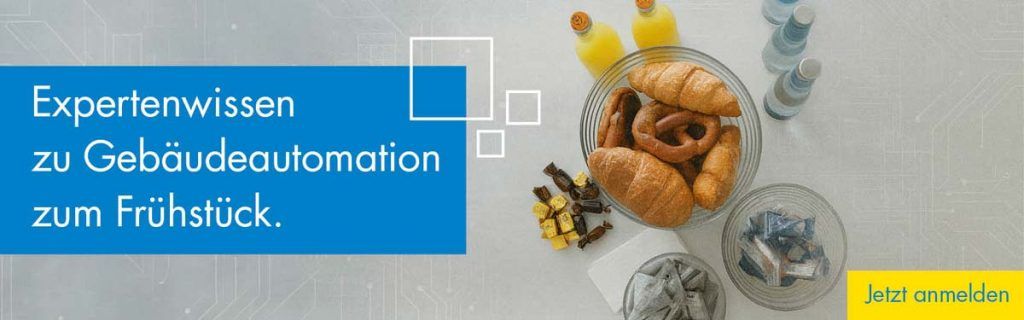 SAUTER Expertenwissen zu Gebäudeautomation zum Frühstück